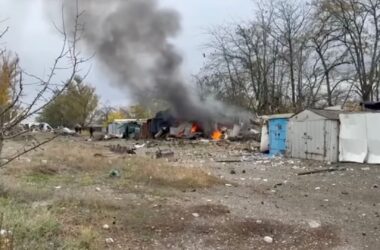 Трьох людей убито, пошкоджено будинки: опубліковане відео ударів по Слов’янську