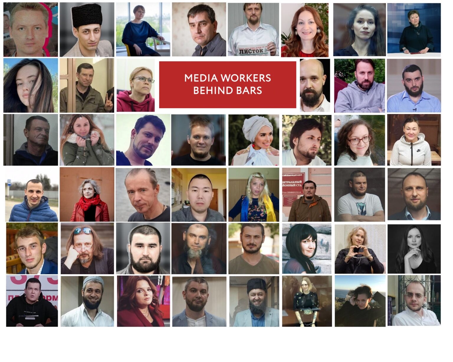 У тюрмах Росії та Білорусі перебувають 103 журналісти, а сукупний термін їхнього ув’язнення перевищує 740 років