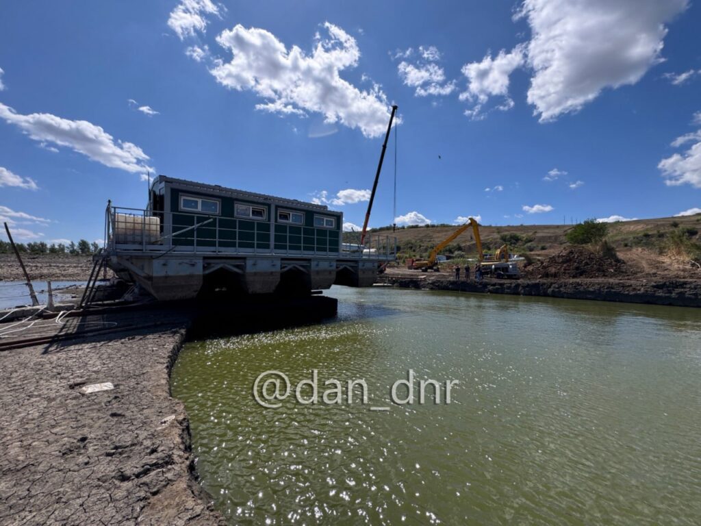 Вода повертається. На окупованій Донеччині показали Ханженківське водосховище