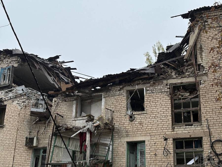 У Хрустальному в багатоквартирному будинку прогримів вибух. Окупанти кажуть, що це був вибух побутового газу