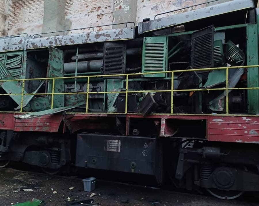 Луганські електропоїзди пошкоджені в Полтаві внаслідок обстрілу росіян