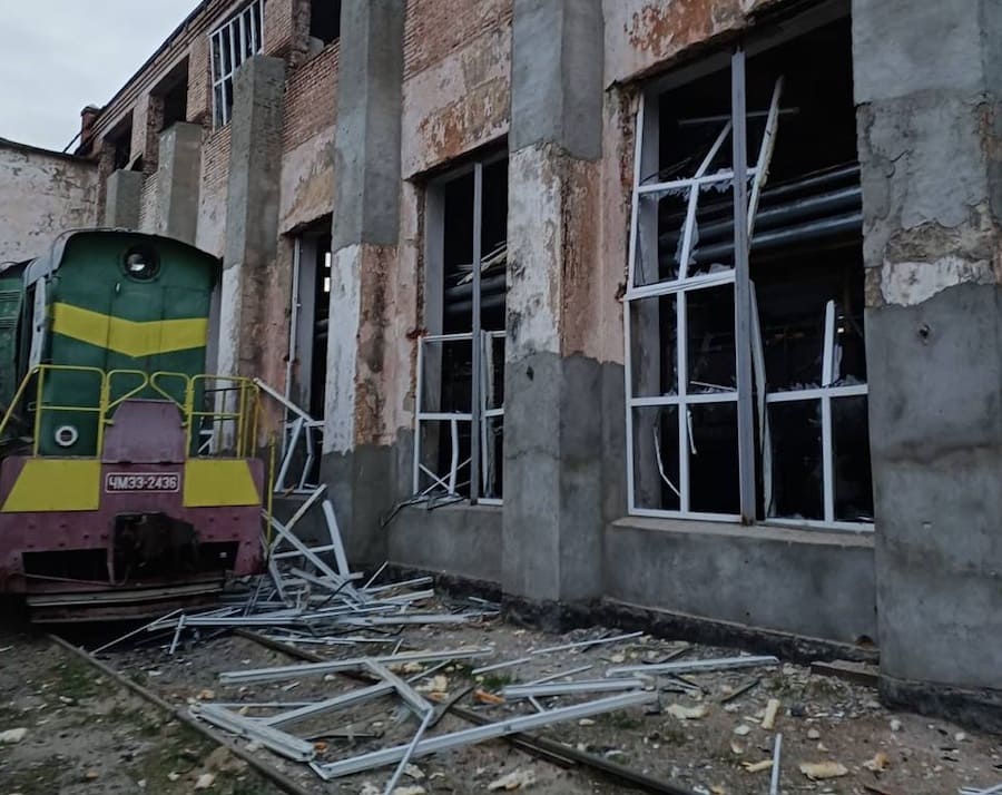 Луганські електропоїзди пошкоджені в Полтаві внаслідок обстрілу росіян