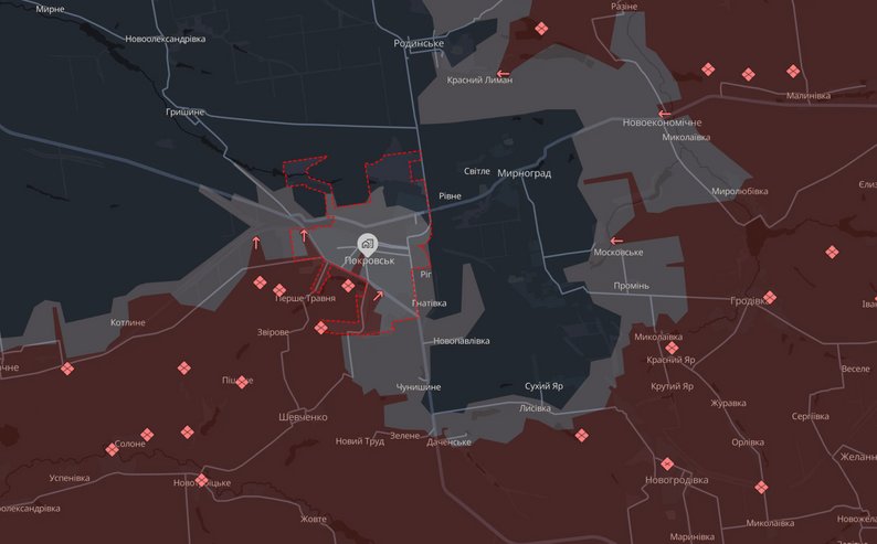 Ситуація на Покровському напрямку: тактика окупантів в місті