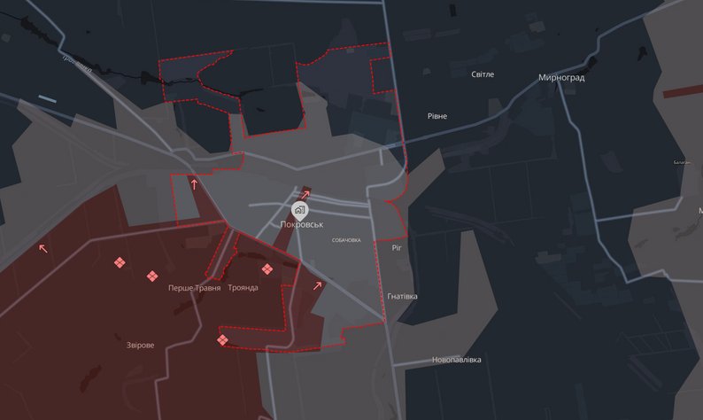 Окупанти намагаються завезти техніку через південні околиці до Покровська