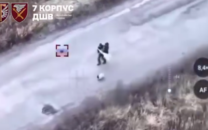 На Харківщині росіяни вбили дронами двох цивільних з собакою, які рухалися дорогою під білим прапором