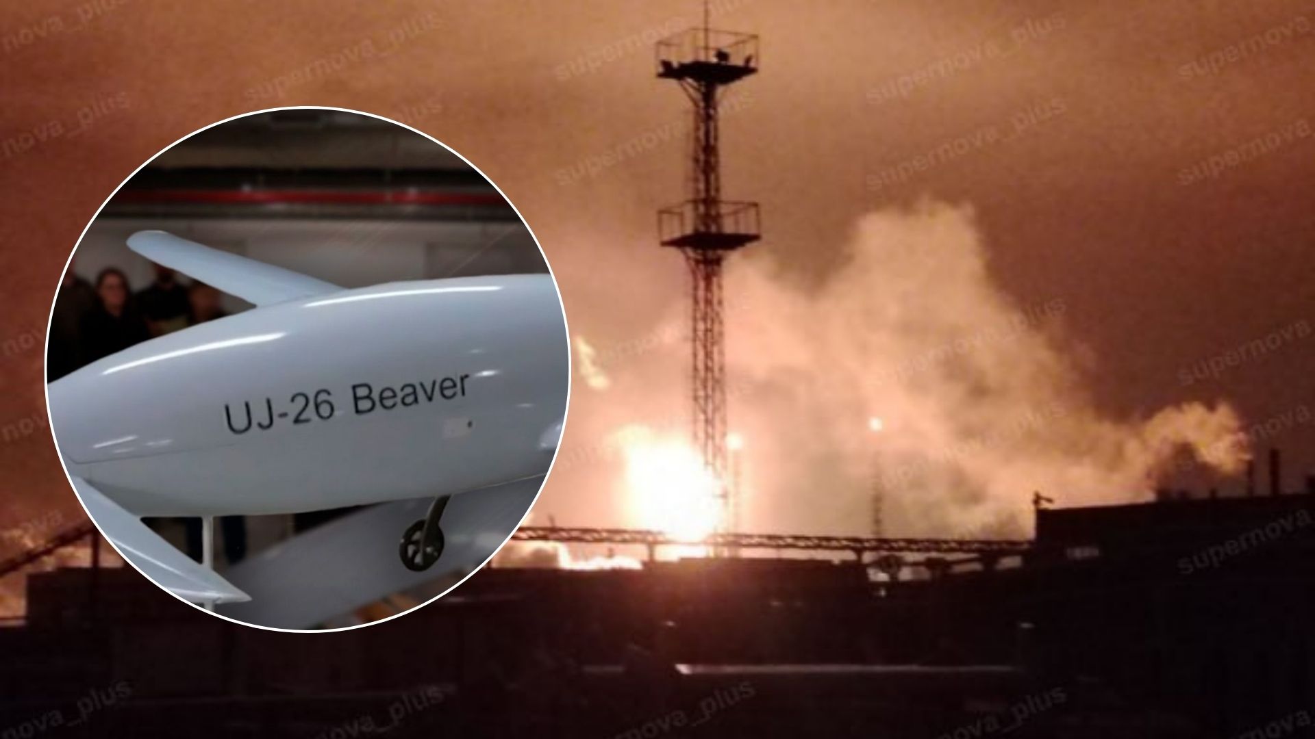 Атаку на НПЗ під Нижнім Новгородом здійснили ГУР: по заводу запустили понад 50 “бобрів”