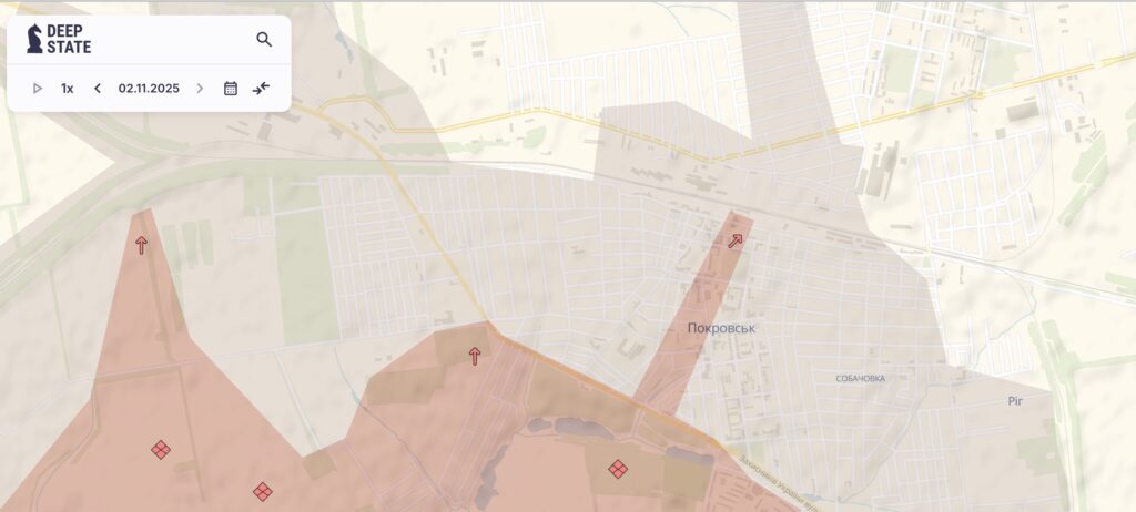 DeepState зафіксував нові тактичні просування російських військ на кількох напрямках