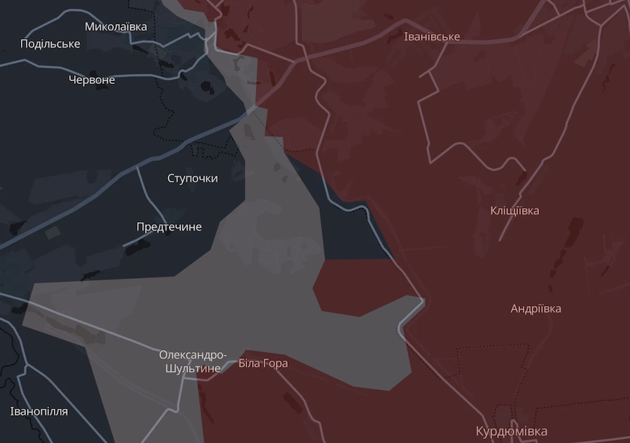 Окупанти просунулися біля семи населених пунктів у Донецькій та Запорізькій областях, — DeepState