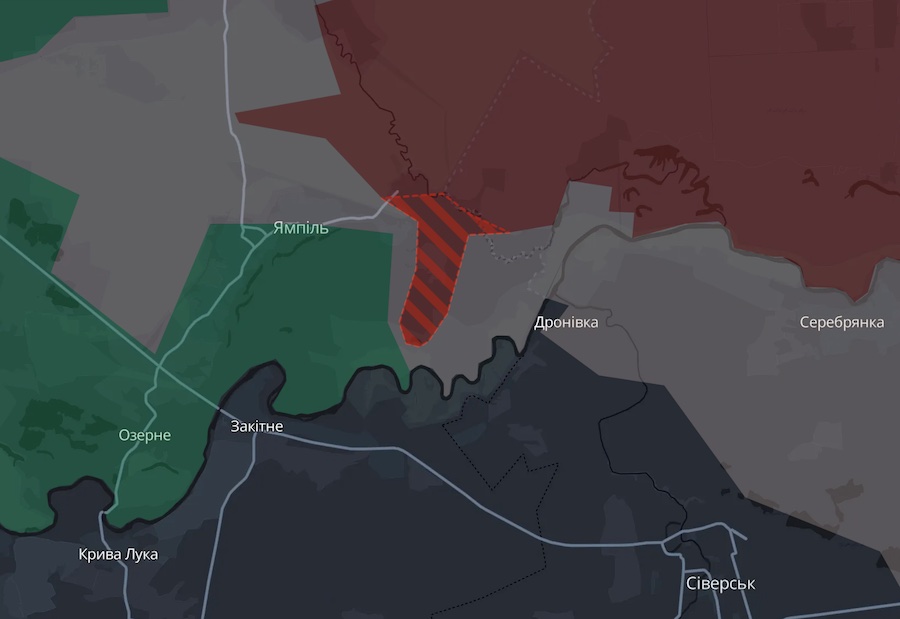 Окупанти просунулися біля п’яти населених пунктів Донецької області. DeepState оновив мапу