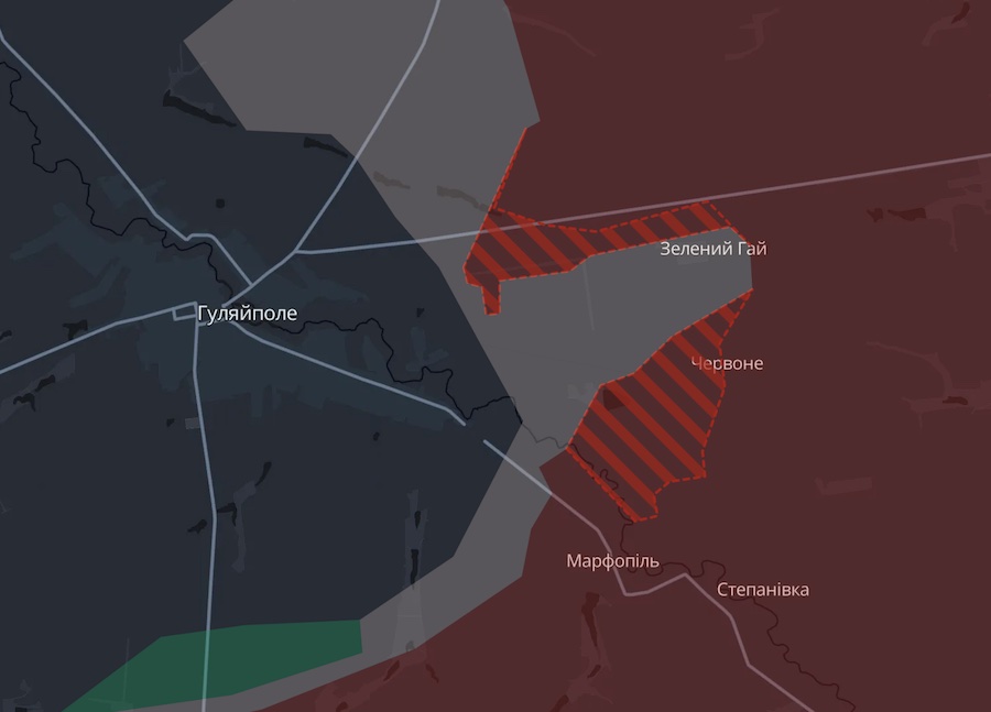 Росіяни захопили два населені пункти та просунулися поблизу ще чотирьох на Донеччині та Запоріжжі, — DeepState