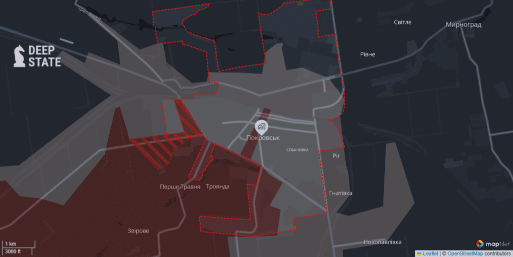 Росіяни за минулу добу просунулись у трьох областях: DeepState показали, де саме
