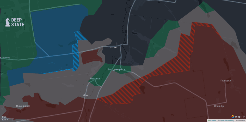 Аналітики DeepState підтвердили захоплення Рівнопілля на Запоріжжі та показали оновлену мапу