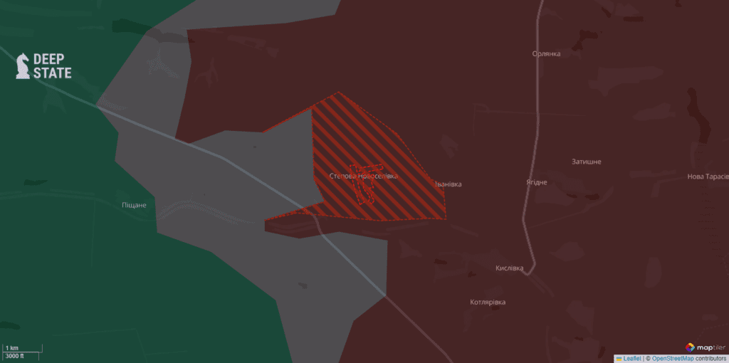 Росіяни захопили село на Куп&#8217;янському напрямку та тиснуть на Запоріжжі: DeepState оновили мапу