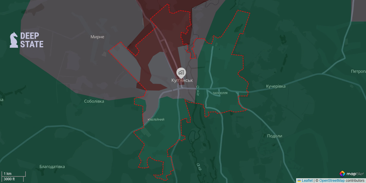 У Генштабі заперечують повний контроль росіянами Куп&#8217;янська та Ямполя