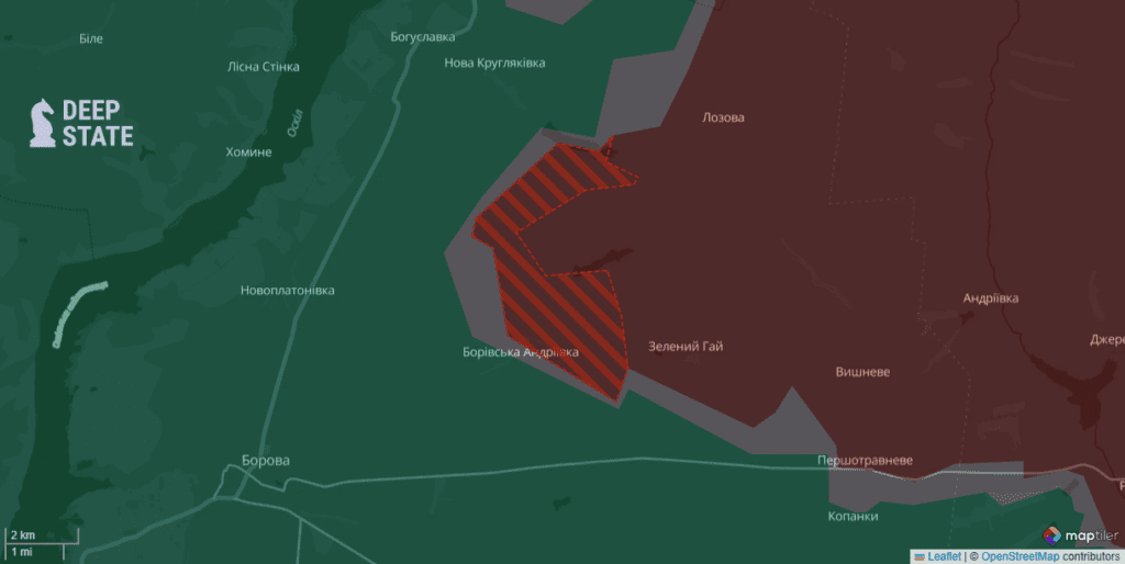 Росіяни за минулу добу просунулись у трьох областях: DeepState показали, де саме