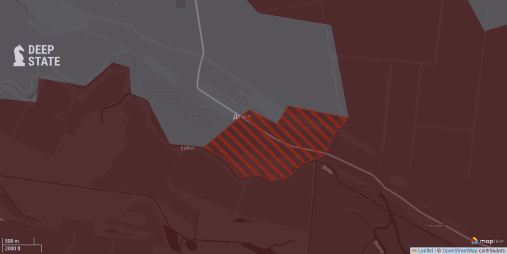 Окупанти активізувались у Вовчанську та просунулись на низці напрямків: DeepState показали зміни на мапі