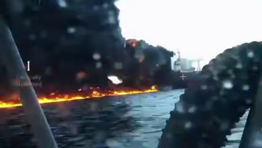 Момент ураження танкерів &#8220;тіньового флоту&#8221; Росії у Чорному морі потрапив на відео: їх уразили дрони СБУ