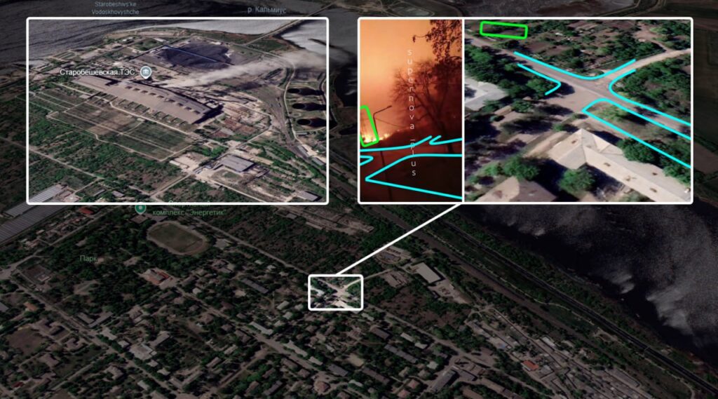 На окупованій Донеччині горить Старобешевська ТЕС