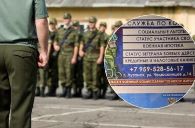 На тимчасово окупованій Луганщині заклики вступати до ЗС РФ почали розміщувати на квитанціях за комунальні послуги