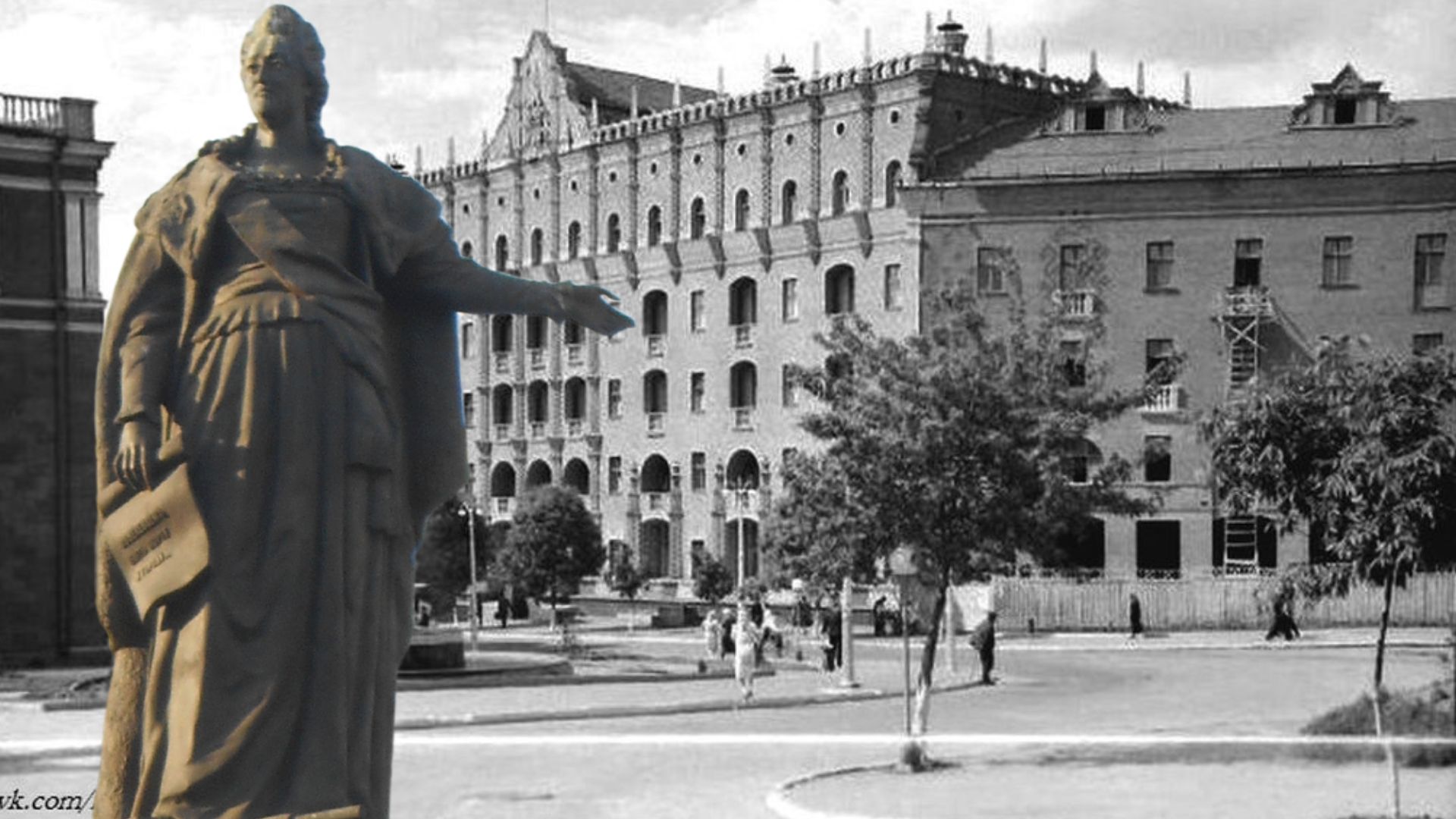 В окупованому Луганську хочуть облаштувати Екатерининську площу з памʼятником російській імператриці