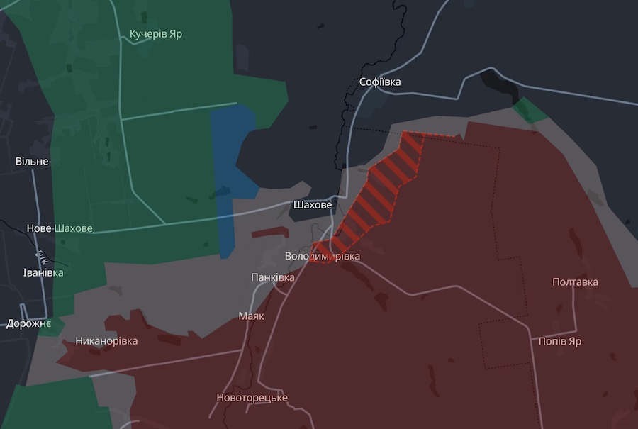 Росіяни окупували один населений пункт та просунулися поблизу ще п&rsquo;яти на Донеччині й Запоріжжі, &mdash; DeepState
