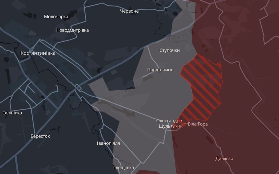 Окупанти просунулися на чотирьох ділянках фронту в Донецькій та Запорізькій областях. У DeepState показали, де саме