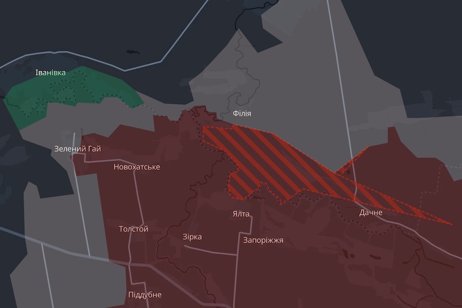 Окупанти просунулися в Донецькій, Дніпропетровській та Запорізькій областях. DeepState оновив мапу