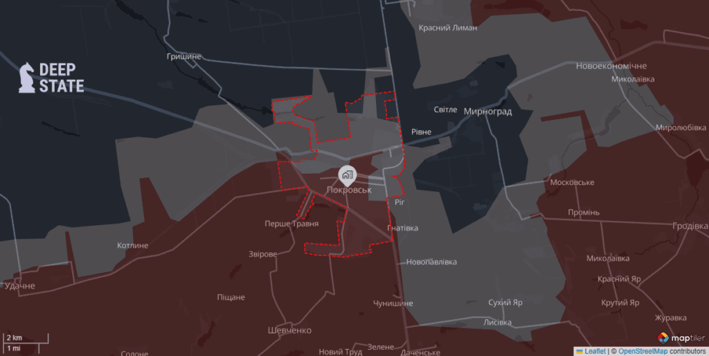 Росіяни заявили про начебто повне захоплення Покровська. У Силах оборони це спростували