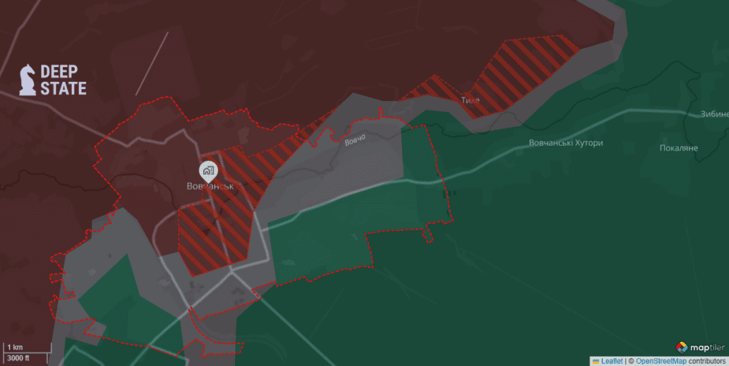 Окупанти просунулись у Вовчанську та на низці напрямків на Донеччині: DeepState відобразили це на мапі
