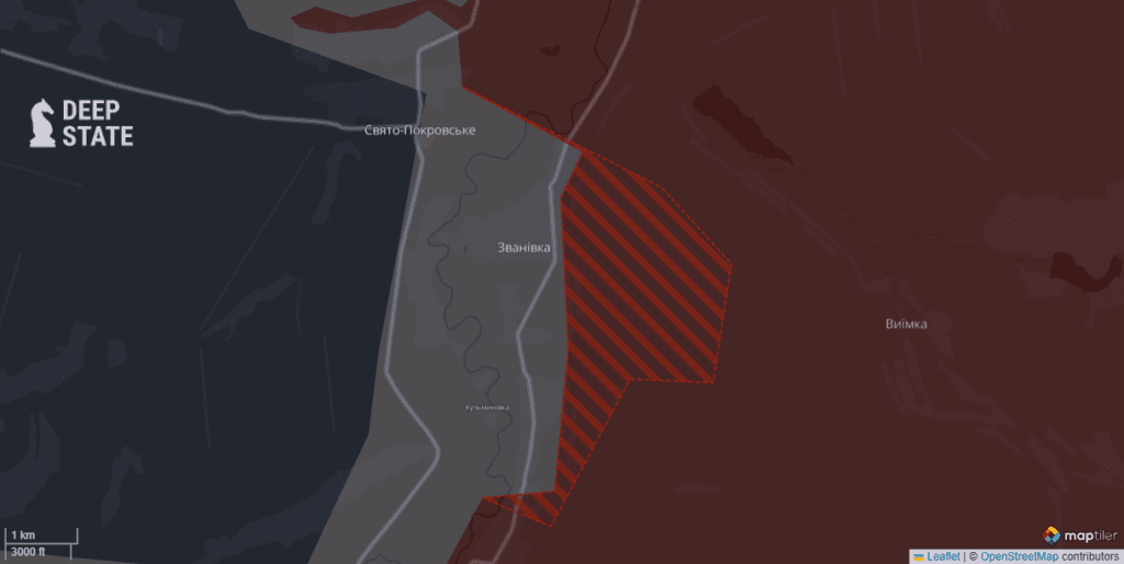 Росіяни просунулись у східній частині Покровська та неподалік Сіверська: оновлена мапа DeepState