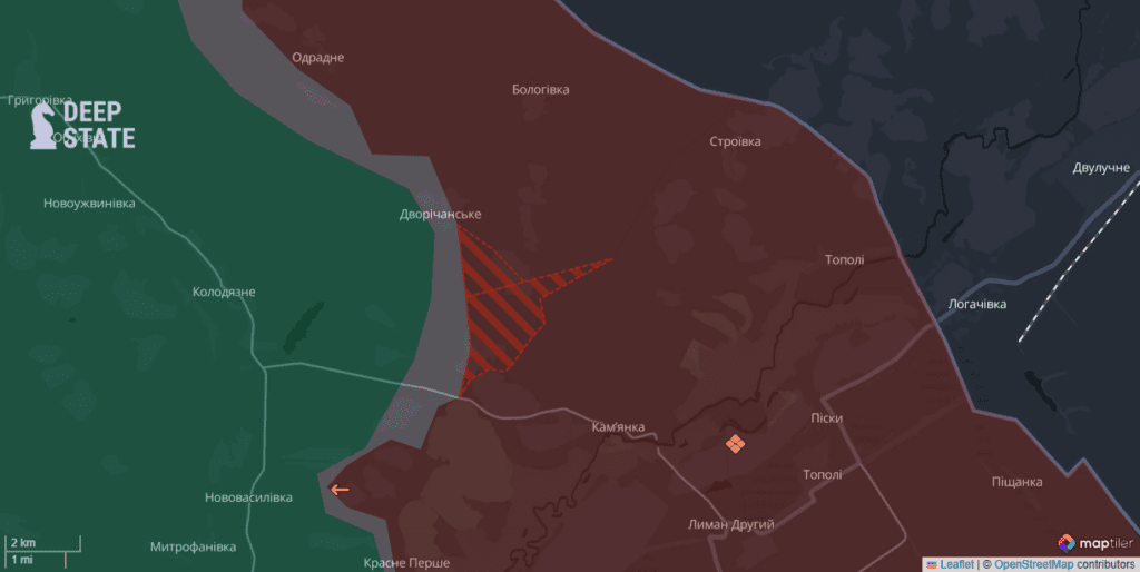 Аналітики DeepState повідомили про захоплення росіянами Дронівки неподалік Сіверська