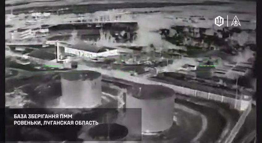 Командувач Сил безпілотних систем підтвердив атаки на нафтобазу в Ровеньках та показав відео ураження