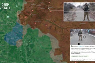 DeepState спростували вкиди росіян про контроль ЗС РФ над Куп’янськом: окупанти зняли “антикриз” за 20 кілометрів від міста