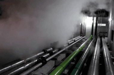 “Безкоштовна сауна”: в одній з багатоповерхівок Луганська через прорив труби окріп б’є до п’ятого поверху