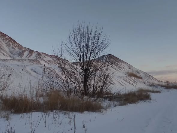 У мережі показали фото териконів Донеччини за січень 2024 року