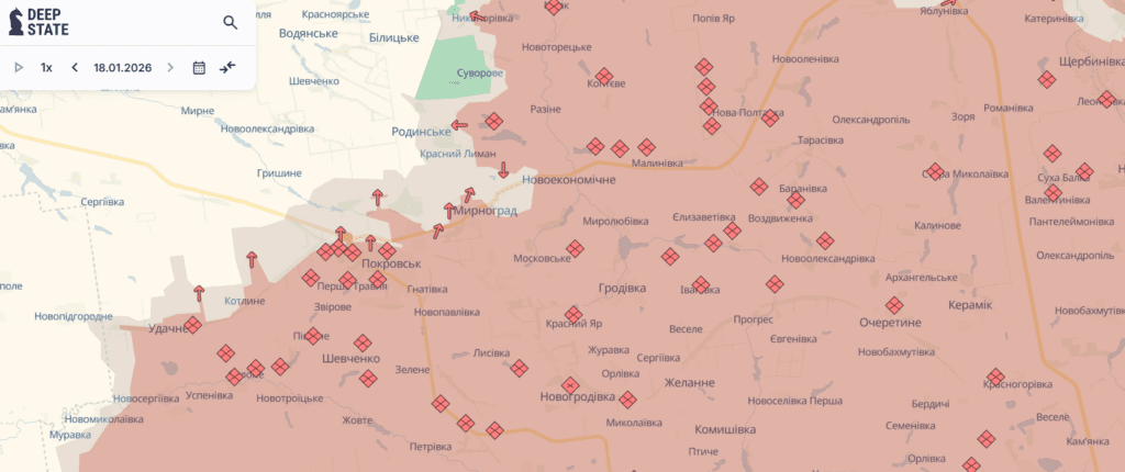 Російські війська заявили про просування в Покровську та поблизу двох інших міст Донецької області
