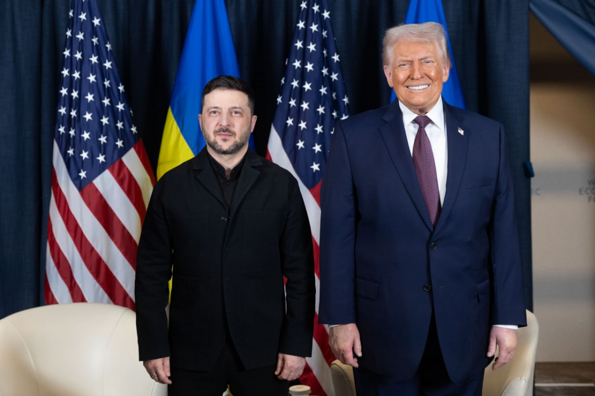 Зеленський провів переговори з Трампом у Давосі та розповів деталі зустрічі