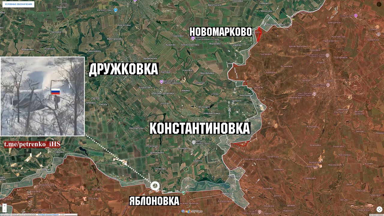 На Краматорському напрямку збільшується сіра зона, тривають штурмові дії на північ від Яблунівки