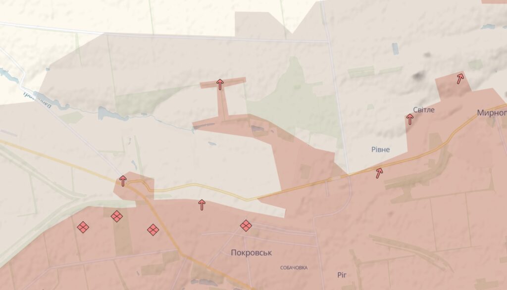 Російські війська просунулися у Вовчанську та Покровську, &mdash; дані DeepState
