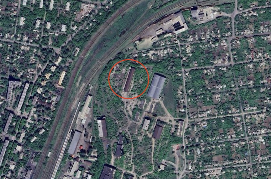 Зруйнований склад боєприпасів росіян у Дебальцевому показали на супутникових знімках