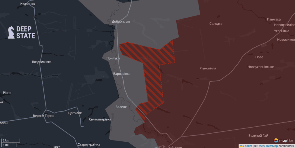 Росіяни просунулись північніше Гуляйполя: актуальна ситуація на мапі DeepState