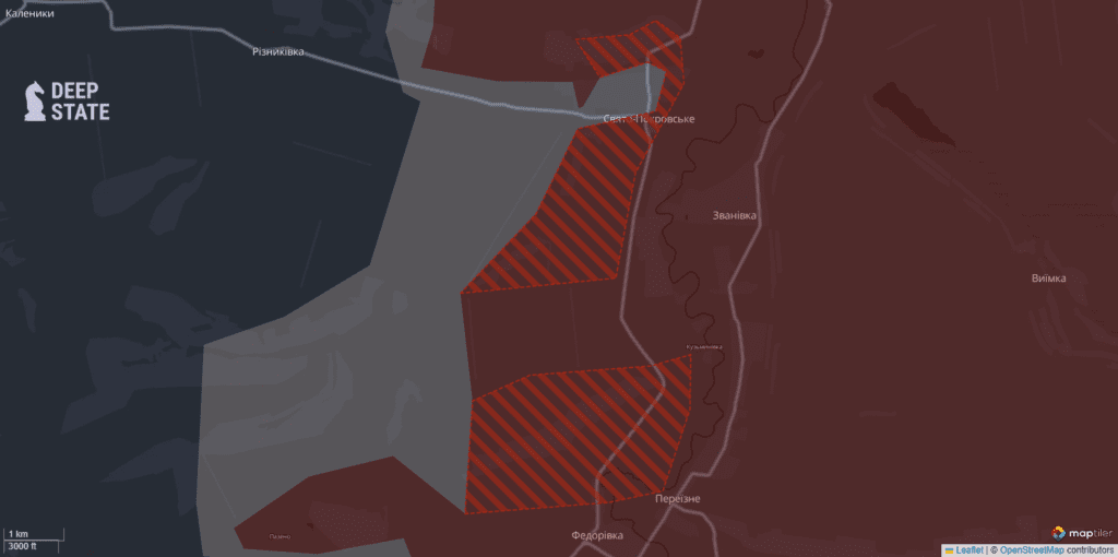 DeepState повідомили про просування росіян на Слов’янському напрямку та відобразили, де саме
