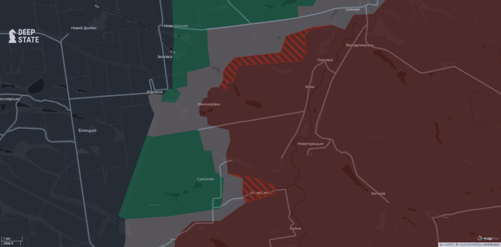 Окупанти штурмували позиції на Донеччині та Запоріжжі: DeepState оновили мапу бойових дій