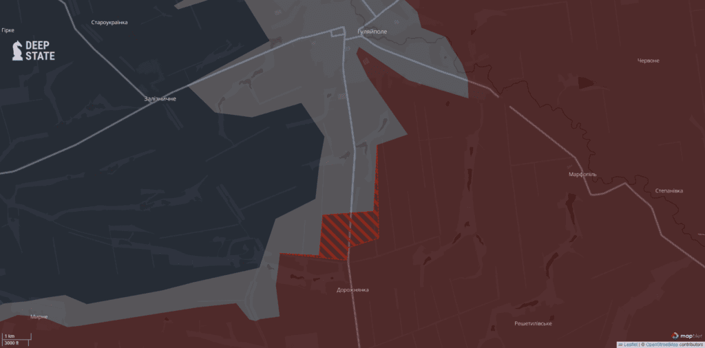 Окупанти штурмували позиції на Донеччині та Запоріжжі: DeepState оновили мапу бойових дій