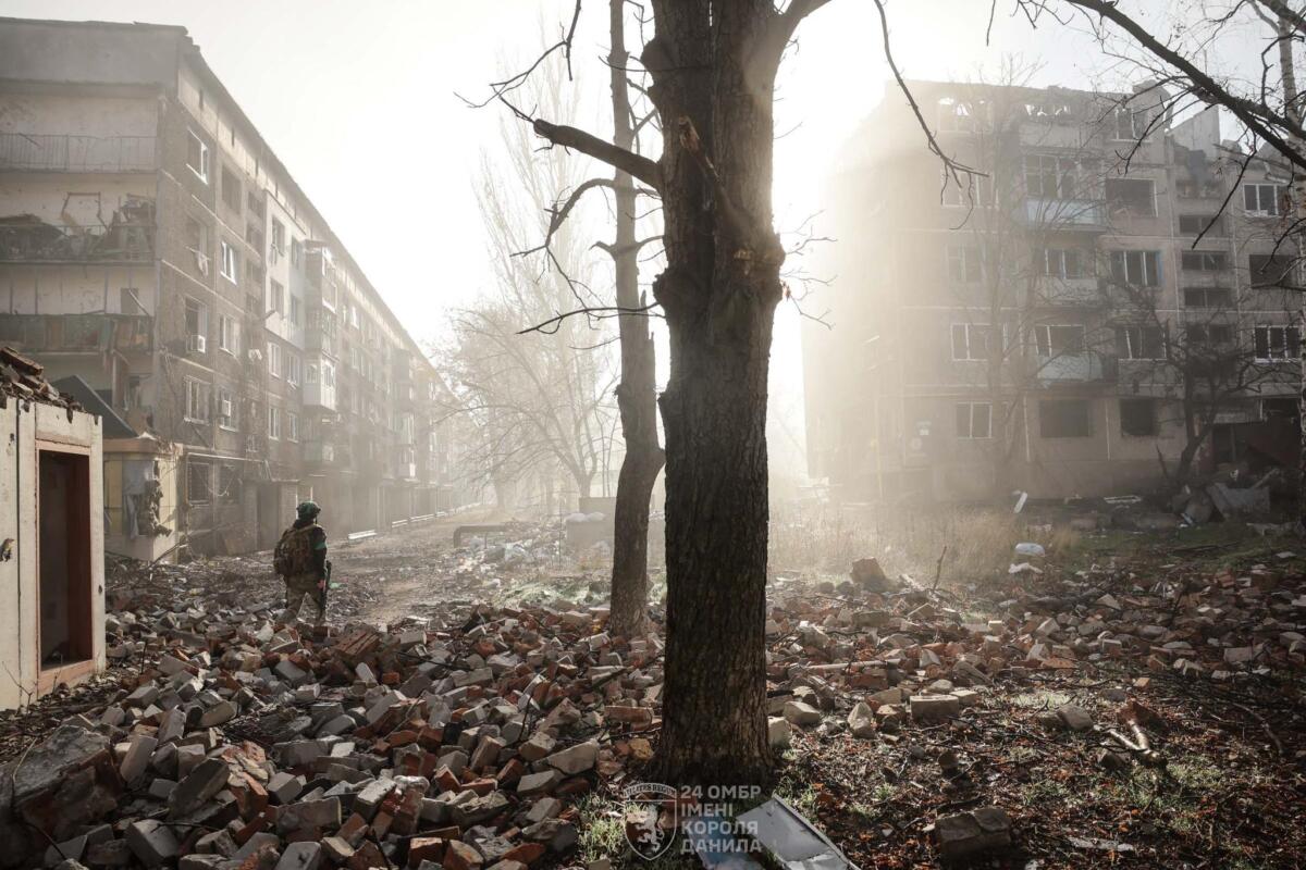 Українські військові продемонстрували кадри Костянтинівки на Донеччині