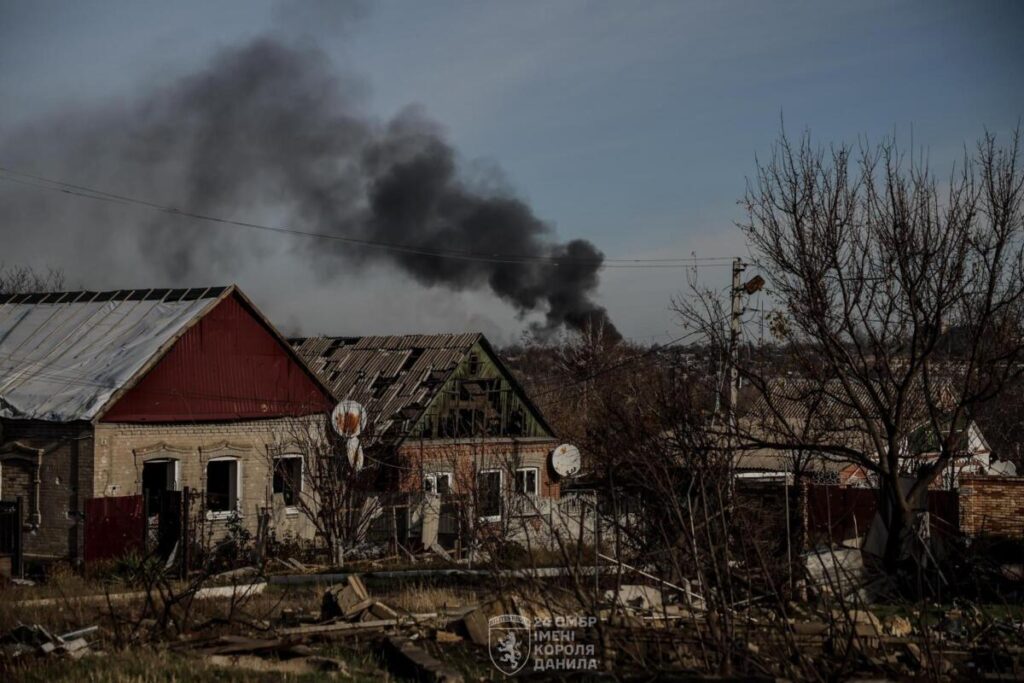 Українські військові продемонстрували кадри Костянтинівки на Донеччині