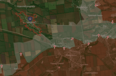 Російські війська намагалися зосередити сили для штурму села Гришине поблизу Покровська