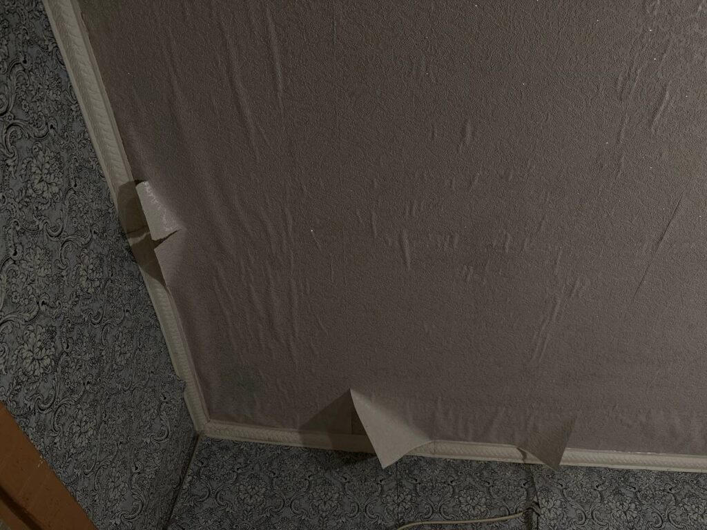 В Луганську в одному з будинків будівельники не закінчили ремонтні роботи даху: квартири почало затоплювати