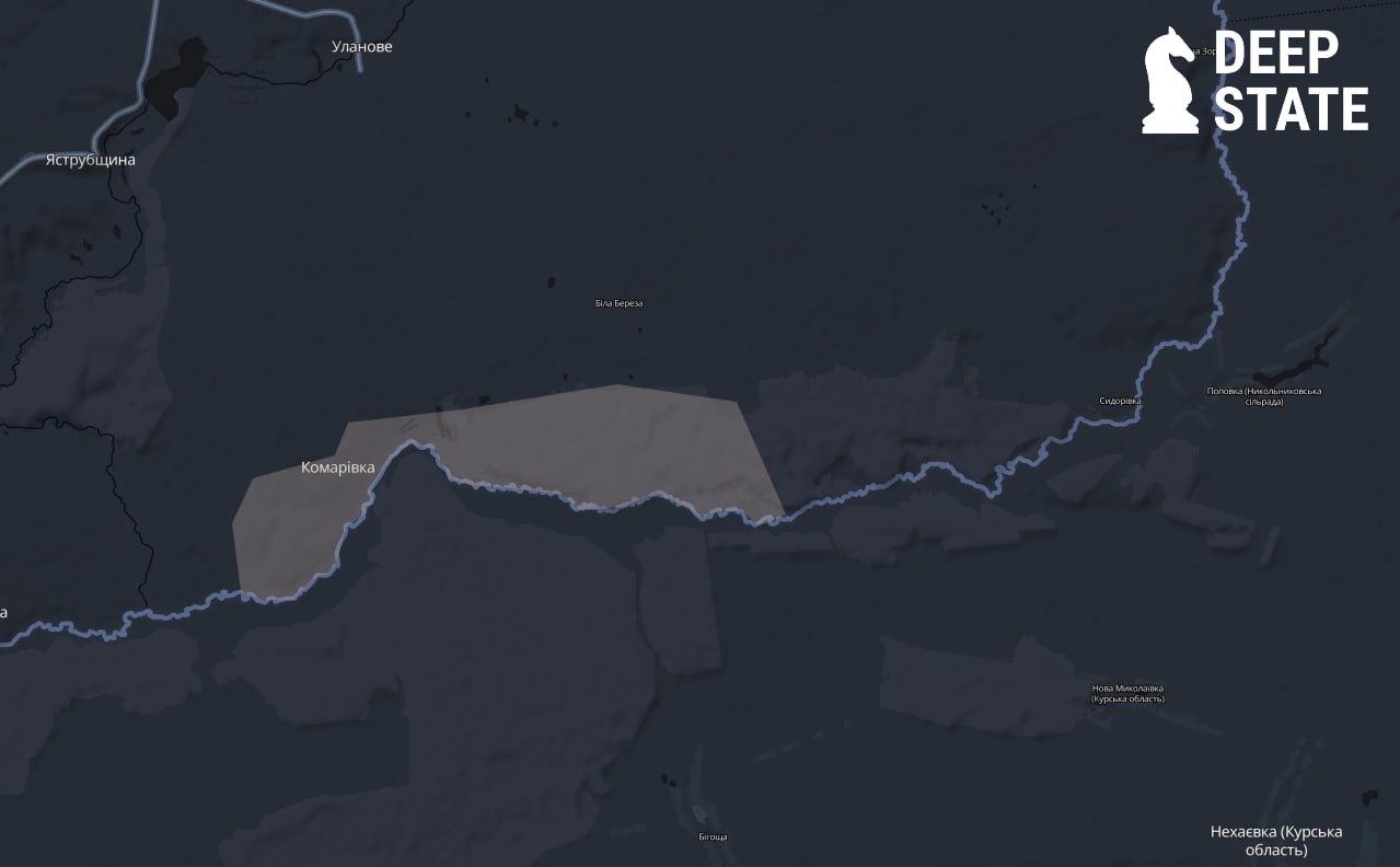 Росіяни збільшили активність вздовж держкордону, зокрема у районі Комарівки: DeepState розповіли подробиці