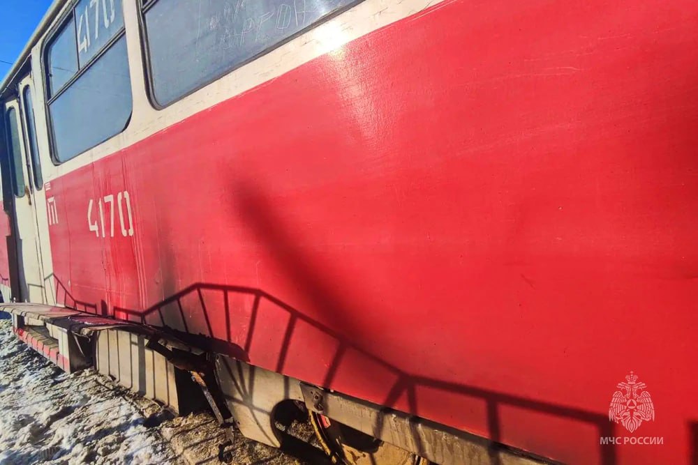 У центрі окупованого Донецька загорівся трамвай